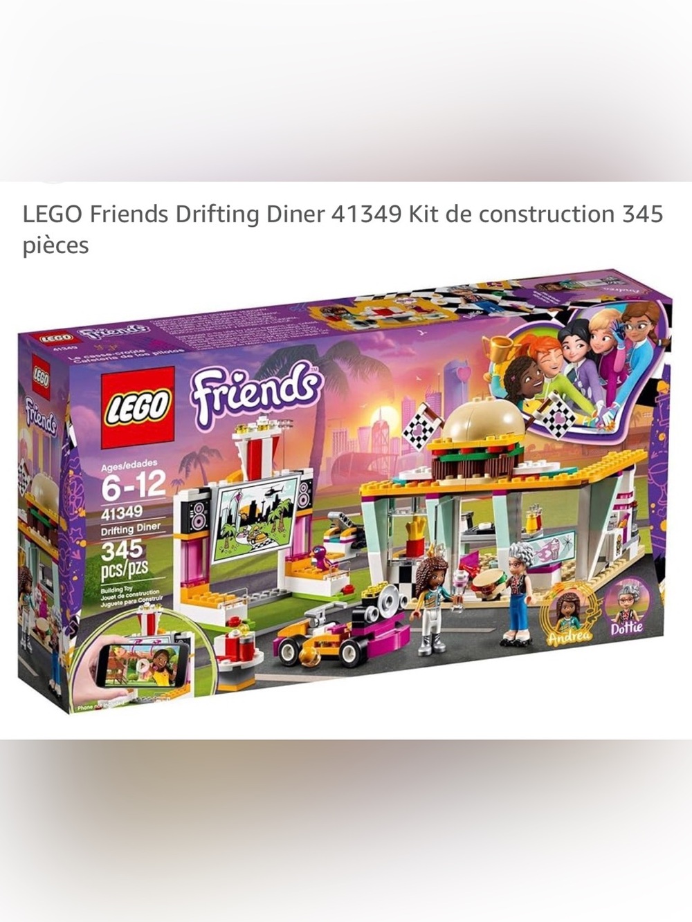 Lego Friends Drifting Diner Playset - 41349